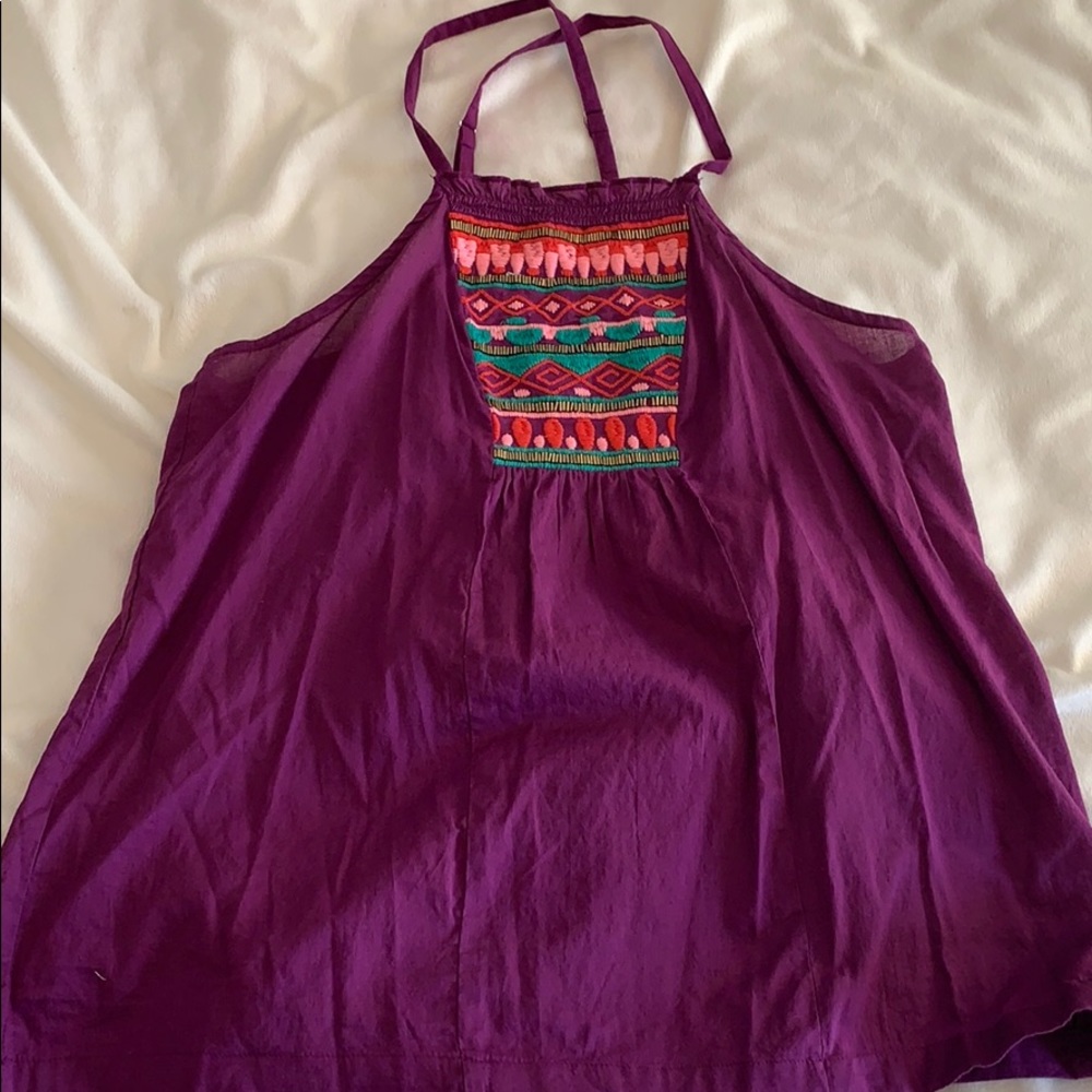 Roxy Purple Halter Top